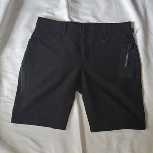 NWT Men's Industry flat front black tech shorts - size 34 (fits small)